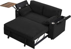 Auvsoce 65" 3-in-1 Pull-Out Convertible Sofa Bed - Image 6