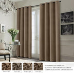 Yakamok Khaki Blackout Curtains 84 Inches Long - Image 7