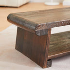 Japanese Altar Table, Folding Floor Table, Wood Small Low Meditation Table - Image 9