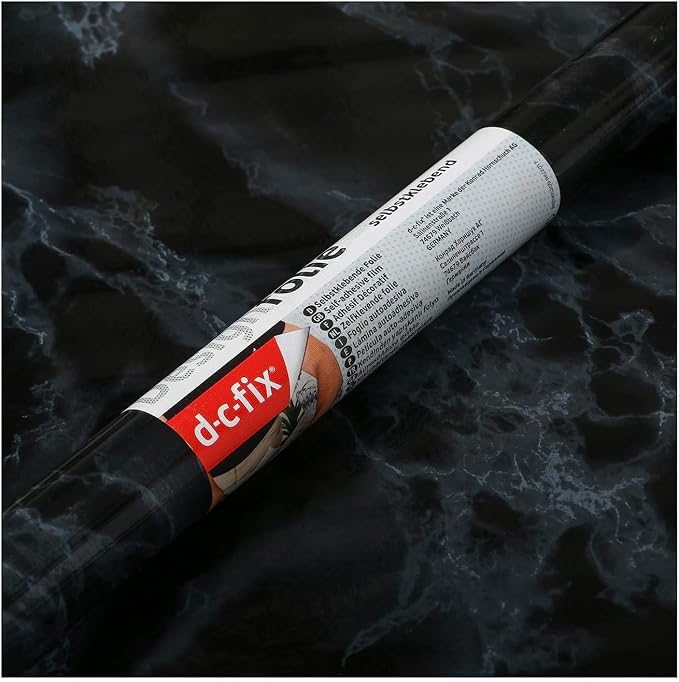d-c-fix 346-8027 Decorative Self-Adhesive Film, Marble Black - Image 7