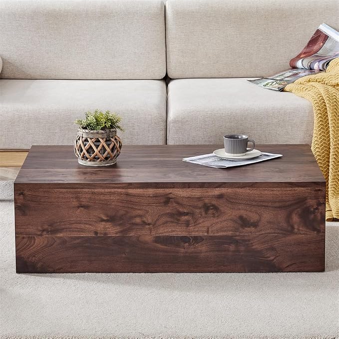 Coffee Table for Living Room Table, Modern Wood Coffee Table, Center Table - Image 4