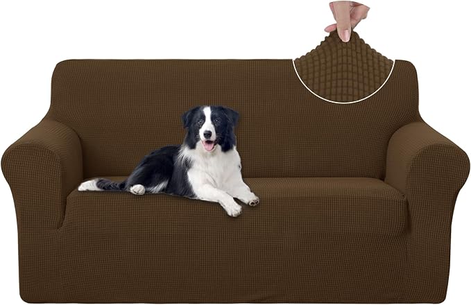 U-NICE HOME Oversized Stretch Loveseat Couch Cover, 1-Piece Sofa cover by U-NICEHOME