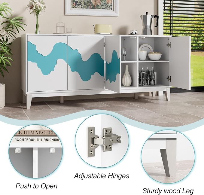 UEV Sideboard Buffet Cabinet - Image 5