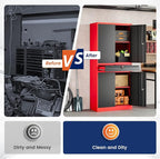 Yizosh Metal Garage Storage Cabinet - Image 7