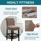 Turquoize Bar Stool Covers 2 Pack Bar Stool Covers - Image 4