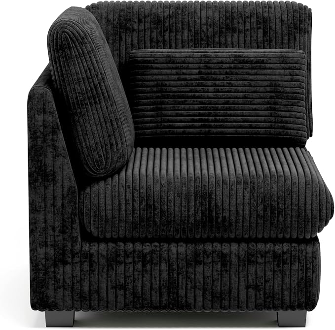 CHIC HOUSE Module for Modular Oversized Couch, Corduroy Customizable Chaise - Image 9