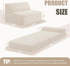 Kasunpul Folding Sofa Bed with Pillow, Memory Foam Fold Out Chair Bed, - Image 2