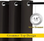 NICETOWN Blackout Curtain Panels 66 inches - Image 2