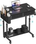 Small Portable Rolling Standing Desk by Unknown