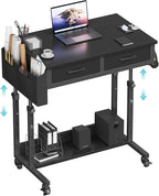 Small Portable Rolling Standing Desk by Unknown