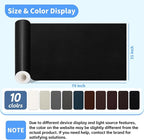 Kangshoon Leather Repair Patches, 35X79 Inch Self-Adhesive Leather Repair Tape - Image 2
