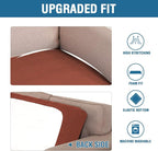 H.VERSAILTEX Super Stretch Individual Seat Cushion Covers Sofa Covers Couch - Image 6