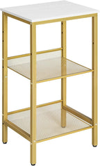 HOOBRO Tall Side Table, 3-Tier Telephone End Table by HOOBRO