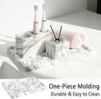 Real Luxurious Natural Marble Vanity Tray Genuine Marble Storage Tray - Image 8