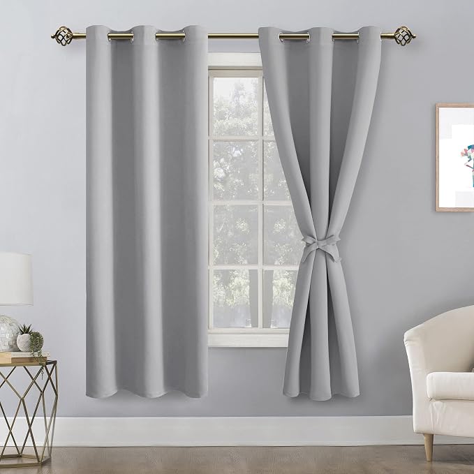 Blackout Curtains for Bedroom, 42 x 63 Inches Length, Window Curtains for - Image 8