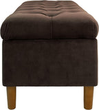 Homepop Home Decor | Tufted Ainsley Button Storage Ottoman Bench - Image 5
