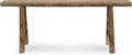 Artissance Handmade Wooden Entryway Bench, Vintage Noodle Bench by Unknown