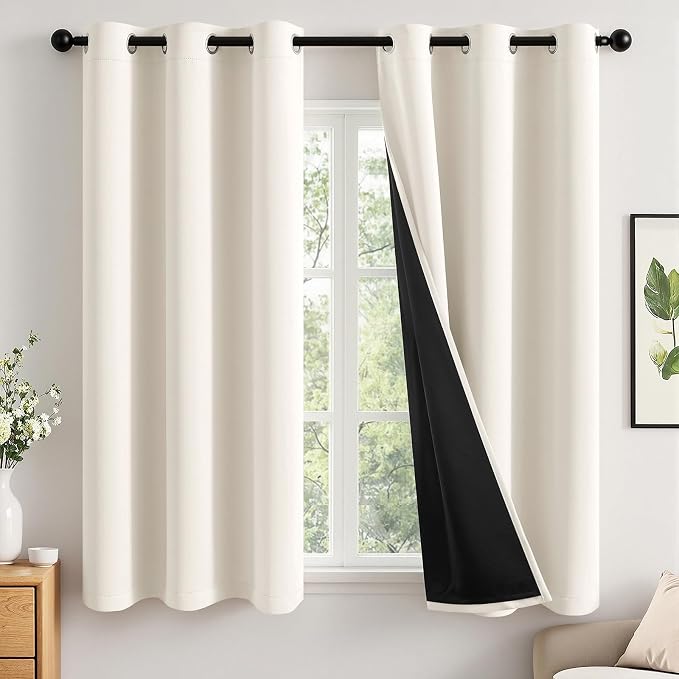MIULEE Birch 100% Blackout Curtains by MIULEE