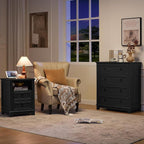 Joaxswe Farmhouse 4 Drawer Dresser - Image 3