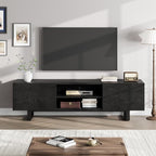 GarveeHome Industrial TV Stand for 80 in, Modern Entertainment Center by GarveeHome