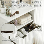 Fatmok 40'' Fluted Accent Cabinet - Image 4
