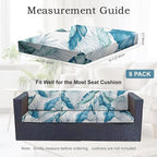 CALBODE 8Pcs Stretch Patio Cushion Covers Outdoor Couch Cover Replacement - Image 2