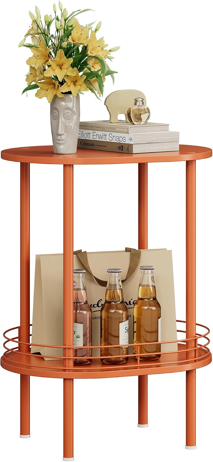 Small Modern Oval Side Table - Image 8