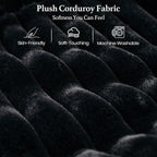 Belffin Corduroy Fabric Loveseat Module - Image 7