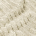 BEDELITE 3D Ribbed Jacquard Beige Blankets Queen Size - Image 3