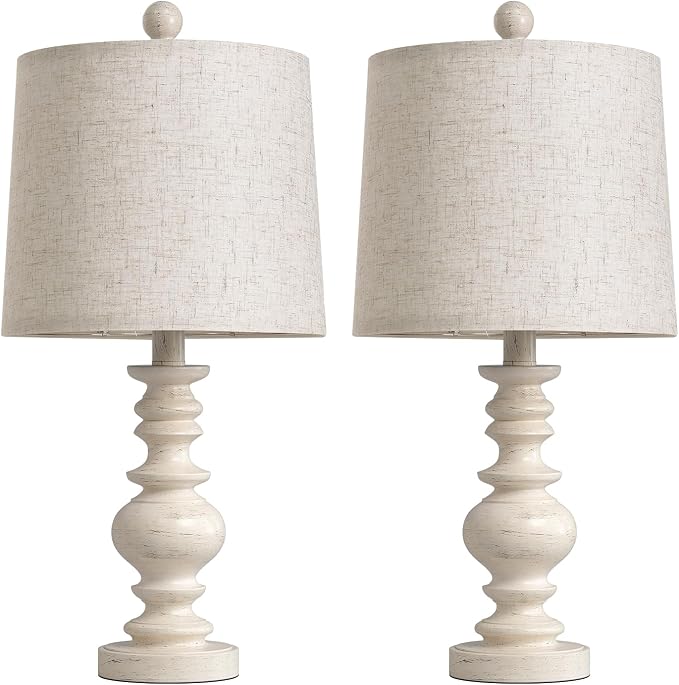 BOBOMOMO Tradition 20.5" Rustic Table Lamp Set of 2 - Image 7