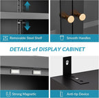 6-Tier Glass Display Cabinet - Image 5