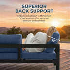 Solaste Aluminum Patio Furniture Set - Image 6