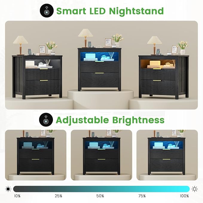 WOOVIVS End Table Set of 2 - Image 5