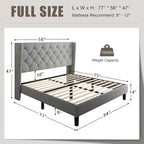 Einhomn Full Size Platform Bed Frame - Image 2