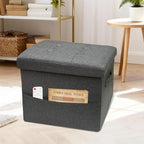 ALASDO Storage Ottoman Footrest Stool Small Ottoman - Image 2