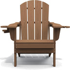 SERWALL Adirondack Chair with Cup Holders - Image 10