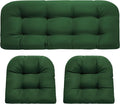 DANGHOOGY Wicker Chair Cushions, Waterproof Outdoor Loveseat Cushions by DANGHOOGYFurnitureCushions