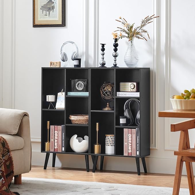 LEYAOYAO 5 Cube Bookshelf 3-Tier Bookcase - Image 4