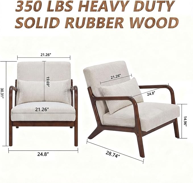 Mid Century Modern Accent Chair - Image 2