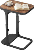 Kitstorack Ultra Stable & Durable End Table, Ajustable Height C Shaped Side by Kitstorack