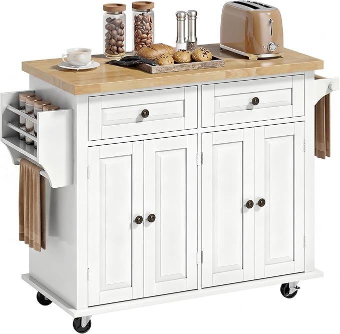 HOMCOM Kitchen Island Cart by HOMCOM