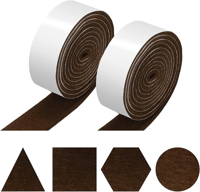 Shappy 2 Packs 120 x 1 x 0.12 Inch Felt Strips by Shappy
