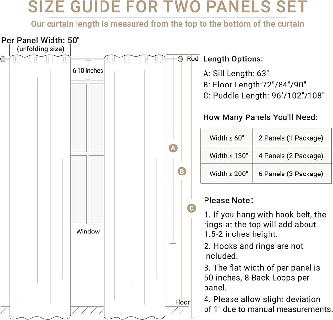 Linen Textured Total Blackout Curtains - Image 8