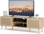 ZttRiee TV Stand for TVs up to 65'', Entertainment Center - Image 8