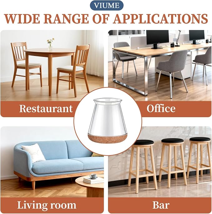 24 Pcs Chair Leg Floor Protectors - Image 6