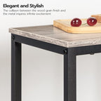 HOOBRO Tall Side Table, Industrial End Telephone Table - Image 6