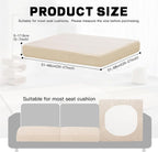 8Pcs Outdoor Cushion Covers, Elastic Patio Cushion Covers | Washable, - Image 2