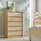 Aitjunz Modern 5 Drawers Dresser - Image 3