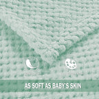 Exclusivo Mezcla Large Waffle Fleece Throw Blanket - Image 5