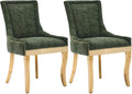 Upholstered Dining Chairs Set of 2, Modern Fabric Side Chairs by MZDOO